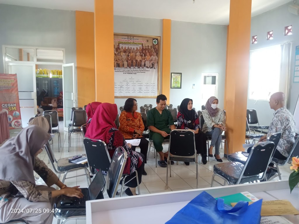 FGD Fase 1 Nakes di Puskesmas Pagak dan FGD Anggota Komunitas di Balai Desa Tlogorejo